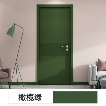 木头油漆大门专用油漆家用自刷漆自喷漆涂料橄榄绿复古哑光带工具500g