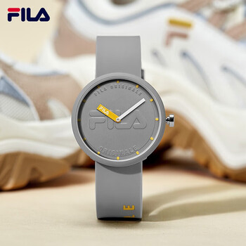斐乐fila手表新款男女情侣表学生运动腕表硅胶果冻表时尚个性女表生日