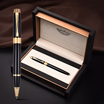 英雄签字笔h638商务高档男士金属粗笔杆重手感签单签约宝珠笔圆珠笔