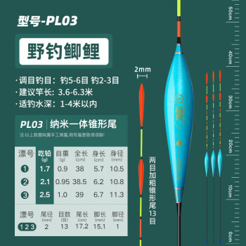 福翼鱼漂纳米高灵敏漂锤头尾醒目加粗轻口鲫鱼漂鲤鱼大物鲢鳙浮漂