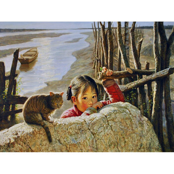 玖维娅农家乐挂画饭店酒店怀旧装饰画农庄壁画致童年怀旧画餐厅复古