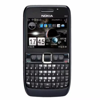 诺基亚e63直板经典怀旧音乐手机全键盘按键学生戒网瘾备用老人机浅