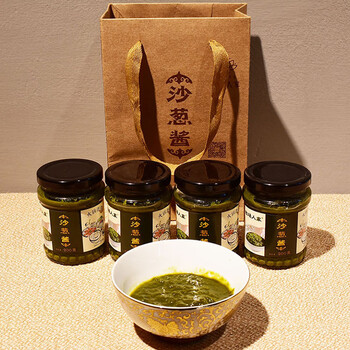 内蒙古沙葱酱牧场人家200克内蒙古特产火锅伴侣拌面酱拌饭酱料 原味