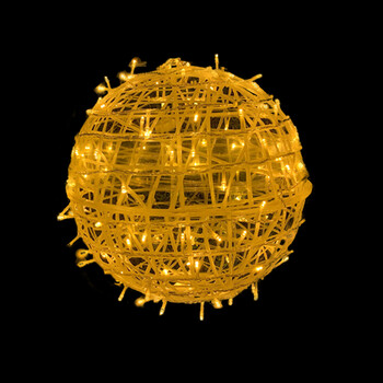 毓能 led挂树灯藤球灯防水节日装饰灯挂树彩灯球灯 市电常亮 0.