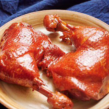 虎钢馋老式烧鸡腿传统熏鸡大腿东北特产熟食卤味小吃熏制即食手撕烤