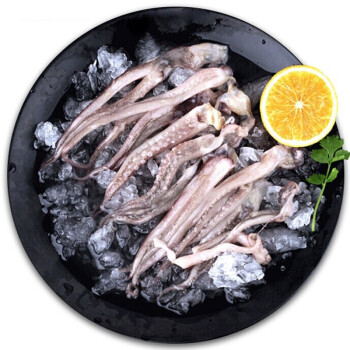 上麟记 鲜冻鱿鱼须鱿鱼爪 500g 袋装 火锅烧烤食材 生鲜 海鲜水产 健康轻食