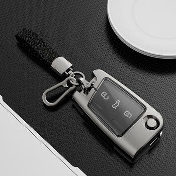 适用于2022款大众探岳钥匙套19-22款一汽探岳x专用gte车包扣壳金属
