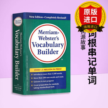 韦小绿 韦氏字根词根词典 英文原版 Merriam Webster's Vocabulary Builder英语词缀字典 进口书搭单词的力量word power made easy