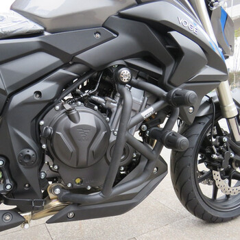 适用lx500竞技杠防摔杠无极500r保险杠双头护杠加强保护杠摩托车改装