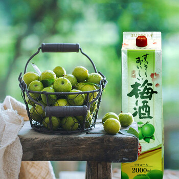 梅子酒日本青梅酒女士酒低度微醺果酒2000ml梅酒2000ml