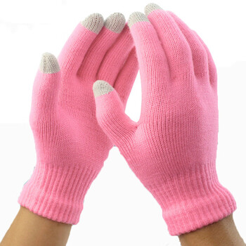 帝陀罗毛线手套触屏可触摸屏冬季毛线抓绒保暖通用通用情侣户外防寒