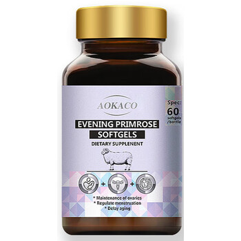 口服月见草羊胎素软胶囊羊胎盘提取物滋女性养健品五瓶周期装