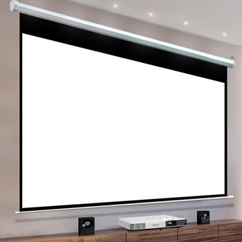 yngfn 工程幕电动投影幕布200英寸可定做各种直播背景红幕/绿幕/蓝幕