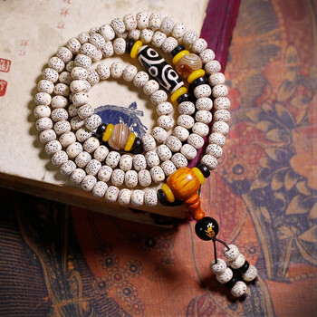 全意琳星月菩提子手串佛珠项链十二生肖文玩配饰多圈手链108颗精品高