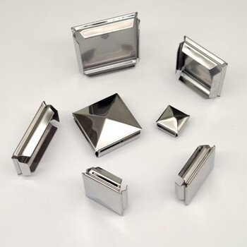 不锈钢方管快速封口盖堵头免焊接方形内塞堵帽装饰孔塞方星盖封头 304