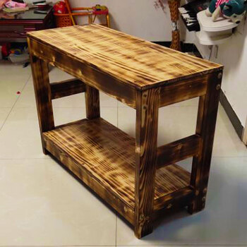 鱼缸底柜底座多层组缸地柜实木桌子柜子定做水族生态草缸鱼缸架子 120