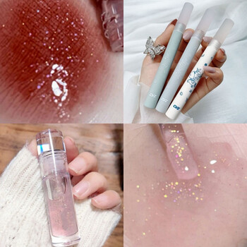 holdlive小冰棒唇泥雾感哑光奶不沾杯学生素颜唇釉小奶狗口红01叠加唇