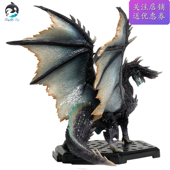 怪物猎人世界手办冰原人气煌黑冥赤斩龙冰呪土砂巨戟模型龙定制煌黑龙