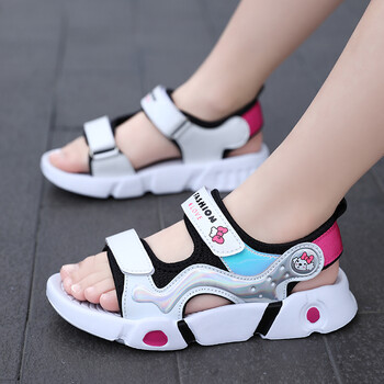女童凉鞋沙滩鞋夏季新款儿童公主鞋中大童女学生凉鞋小女孩鞋鞋 2109