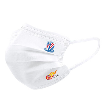 上海申花中超足球一次性口罩黑白色男女创意个性印花图案潮款定制