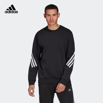 adidas阿迪達斯官網男裝春秋運動衛衣h46538黑色am17596a