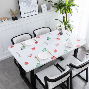 桌布贴纸桌贴防水防油免洗可爱简欧简约桌布防烫贴纸自粘厨房房间装饰