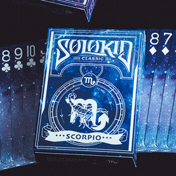 星座扑克牌acpc十二星座花切魔术收藏礼品扑克牌天蝎座均码