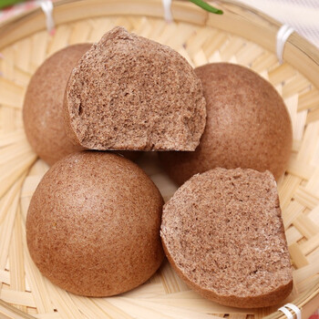 杂粮馒头3斤5斤黑全麦荞麦燕麦馒头手工馒头粗粮早点面点主食面食馍馍