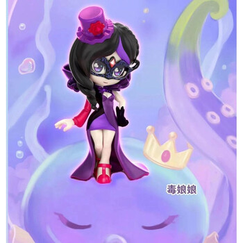 叶罗丽盲盒手办第一第二弹全套夜萝莉隐藏款随机摆件精灵梦女孩玩第二