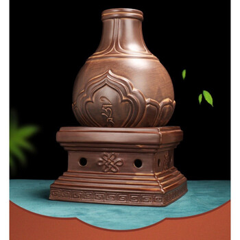 煨桑炉 智悲佛缘陶瓷烟供炉雕上供下施熏香炉火供施食煨桑炉ii