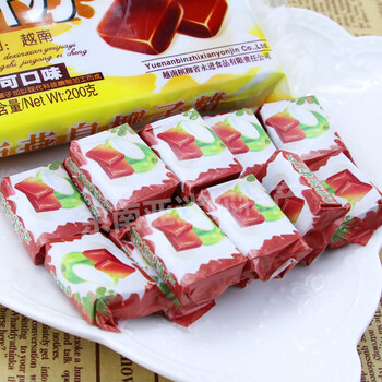 榴莲糖越南200g2包越南燕皇椰子糖特产榴莲喜糖果休闲零食软糖牛奶味1