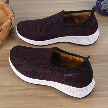 梵美莲老北京布鞋女棉鞋冬季加绒加厚保暖妈妈鞋休闲运动防滑棉靴女