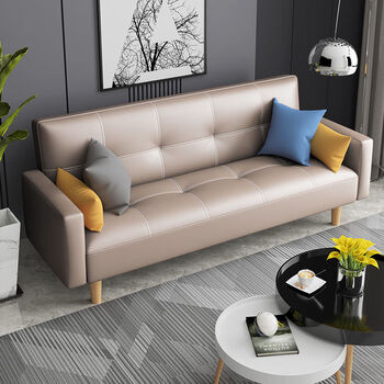 悦乔馨 懒人沙发小户型网红款简约双人客厅卧室免洗科技布折叠沙发