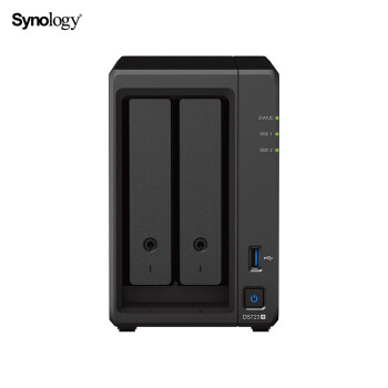 群晖（Synology）DS723+ 双核2盘位 NAS网络存储服务器 （无内置硬盘）数据备份一体机720+升级版