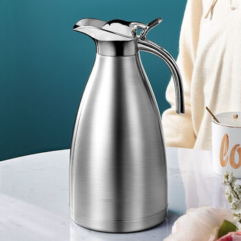 筷创保温壶家用大容量保温瓶304不锈钢真空保温壶热水瓶暖壶2升 防刮