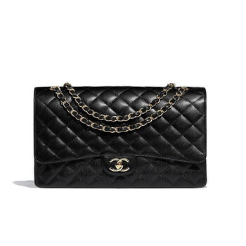 【买手代购】chanel香奈儿女包女士翻盖包新款maxi经典手袋时尚靓丽