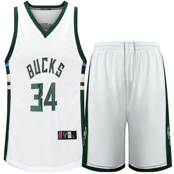 文颇wenpo雄鹿34号字母哥篮球服套装男女夏季刺绣阿德托昆博运动球衣