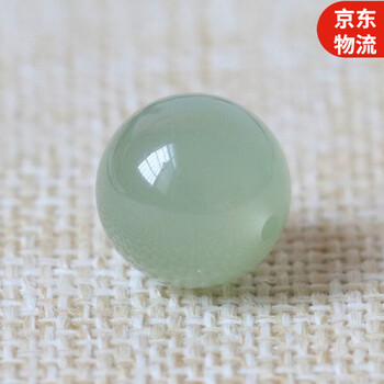 清独天然和田玉冰种晴水色单颗圆珠子散珠玉石文玩diy多宝手串配珠6mm 图片价格品牌报价 京东