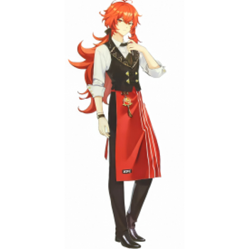 摇周边尤拉优菈枫原万叶魈联动角色亚克力模型cos 001开封菜迪卢克