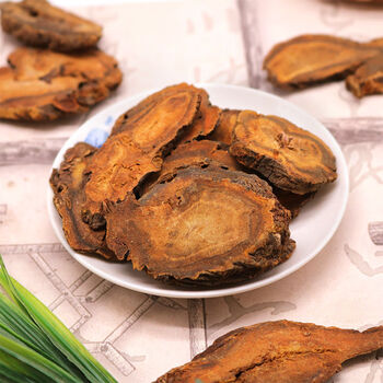 生大黄中药材店铺可大黄粉另有马蹄大黄切片 熟大黄中药中草药 大黄