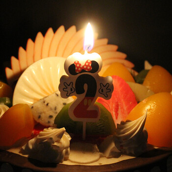 恒愎生日蜡烛数字生日蜡烛生日蜡烛创意浪漫卡通宝宝周岁数字米奇数字
