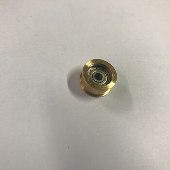 smt接驳台皮带轮平皮带惰轮smt皮带轮自动化传输皮带轮小皮带轮子 铜