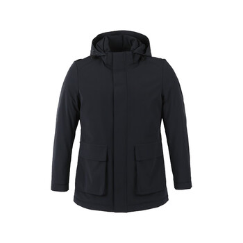 建侬22年秋冬新品男女款时尚羽绒服团购定制685354藏蓝女m160