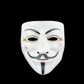红白鬼首般若面具能剧天狗佛教快手唐僧面具本武士面具普通v字白色加