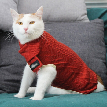 slcp猫咪衣服秋冬季保暖猫毛衣小猫冬装无毛猫英短橘猫小猫幼猫保暖