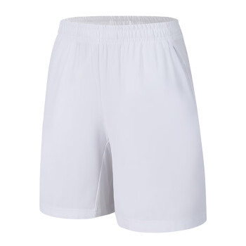 卡锐志 白色网球短裤运动速干男费德勒纳达尔网球服青少年儿童网球裤 白色-纯净版 2XL