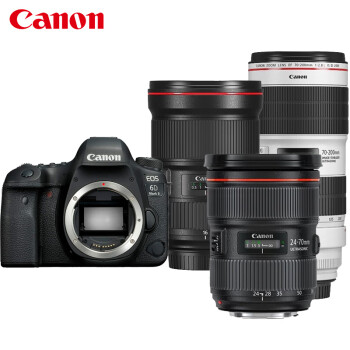 ܣCanonEOS 6D Mark II 6D2 ȫ24-70 2.8II+16-35 2.8III+70-200 2.8IIIרҵӰװ