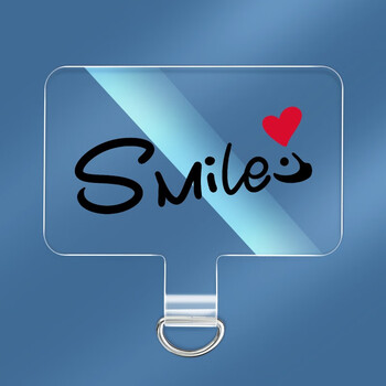 男创意手机带多功能防丢绳子图案背贴单片装smile定制图案请联系客服