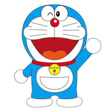 汽车贴纸哆啦a梦车贴可爱卡通叮当猫车门个性摩托划痕遮挡装饰贴 哆啦