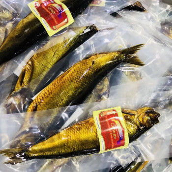 馬哈魚200-1500g多規格整條煙燻馬哈魚冷煙燻魚三文魚即食大馬哈魚3斤